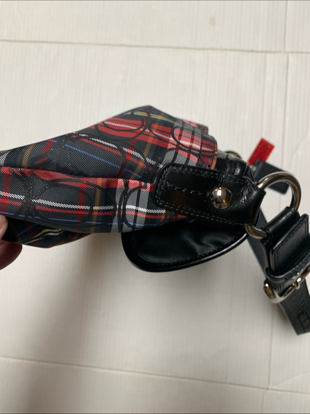Coach Vintage Y2K Soho Flap Shoulder Bag Tartan Plaid F15485 - Picture 6 of 13